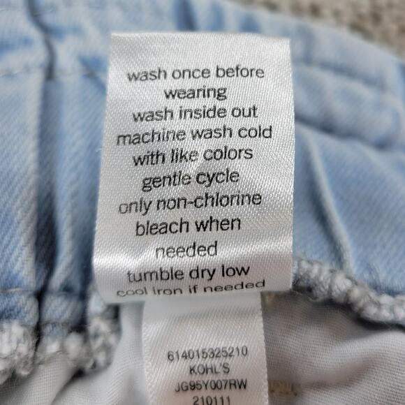 SO Jean Skirt 9 Light Wash Sack Tie Waist Raw Hem Bohemian Denim Mini Skirt - Picture 5 of 12